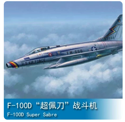 Trumpeter 1/48 02839 F-100D Super Sabre — scale model kit