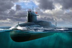 Trumpeter 05910 1:144 Scale PLAN Type 092 Xia Class Submarine Model Kit