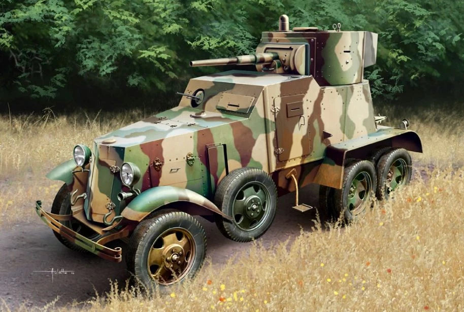 Hobby Boss 1/35 Scale Soviet BA-6 Armor Car - Factory Sealed — scale model kit