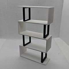 LYTP12604BL/M/S 1/12 White Open Back Bookshelf Dollhouse Miniature Mini Diorama Bedroom Furniture BJD Ornamental