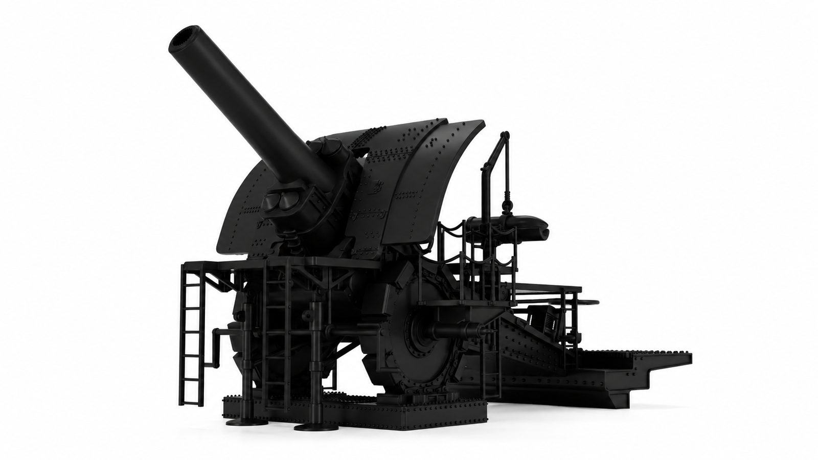 SSMODEL 1/200 42cm Big Bertha Germany Resin MODEL KIT TSS2001440 — scale model kit