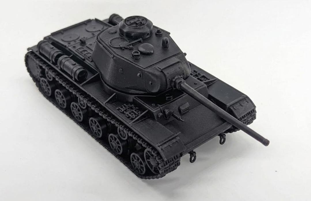 SSMODEL 1/100 WWII Soviet KV-85 Heavy Tank Resin Model Kit TSS1001272 — detail view 2
