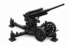 SSMODEL 1/144 76mm M1931 3-K Historic AA Equipment Scale Model Kit TSS1440011