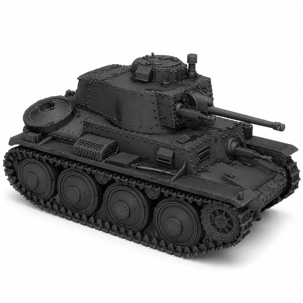 SSMODEL 1/350 Panzerkampfwagen 38(t) tank Resin Model Kit TSS3500189