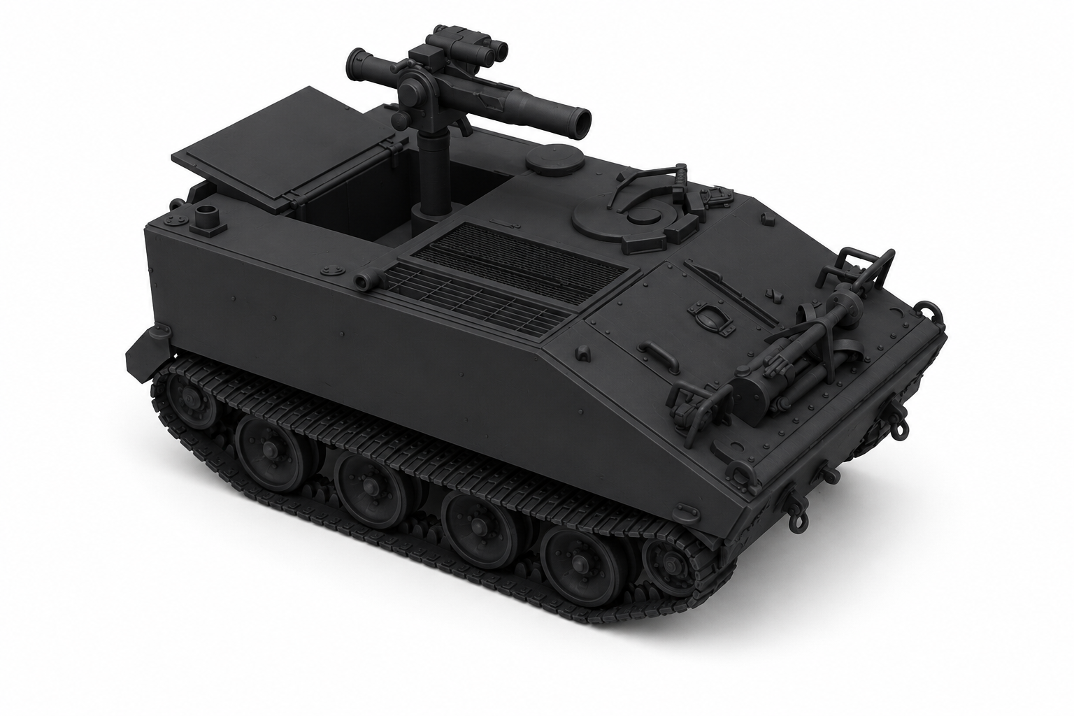 SSMODEL 1/350 M114 TOW US fictional mobile AT-gun tank resin modelkit TSS3500397 — detail view 2