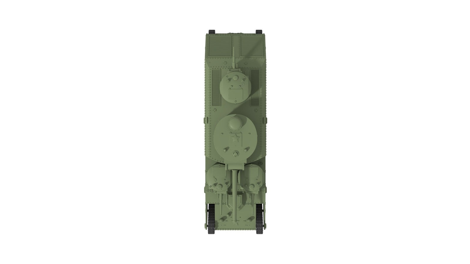 SSMODEL 1/350 T-39 Soviet experimental superheavy tank ResinModel Kit TSS3500009 — detail view 7