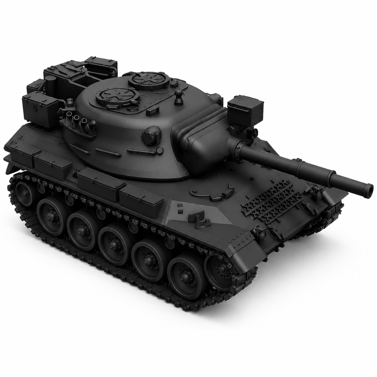 SSMODEL 1/700 Leopard 1 BE Belgian coldwar MBT Resin Model Kit TSS7000540 — detail view 2