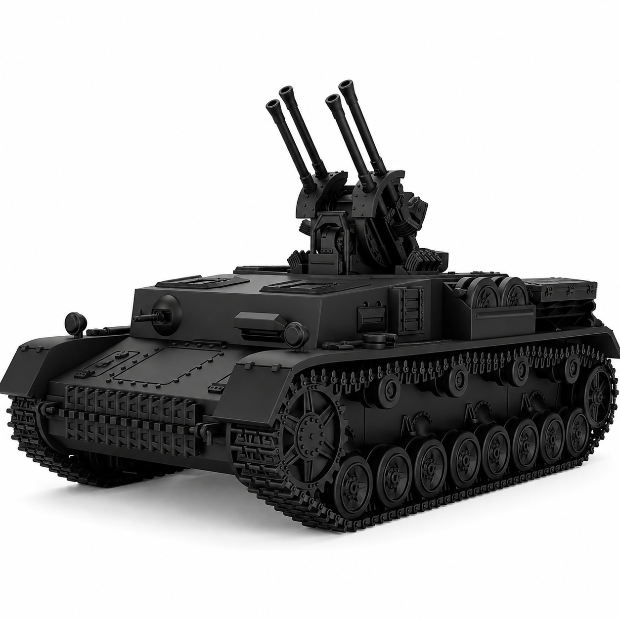 SSMODEL 1/200 Field Modified Flakpanzer IV Tank Resin MODEL KIT TSS2001498 — scale model kit