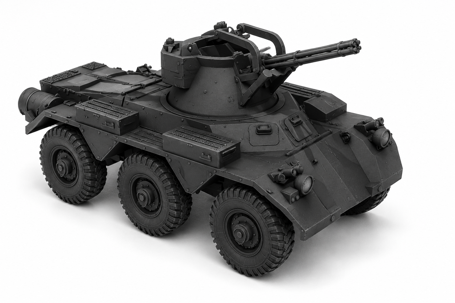 SSMODEL 1/350 Saladin VASD UK mobile AA-gun tank resin model kit TSS3500475 — detail view 2