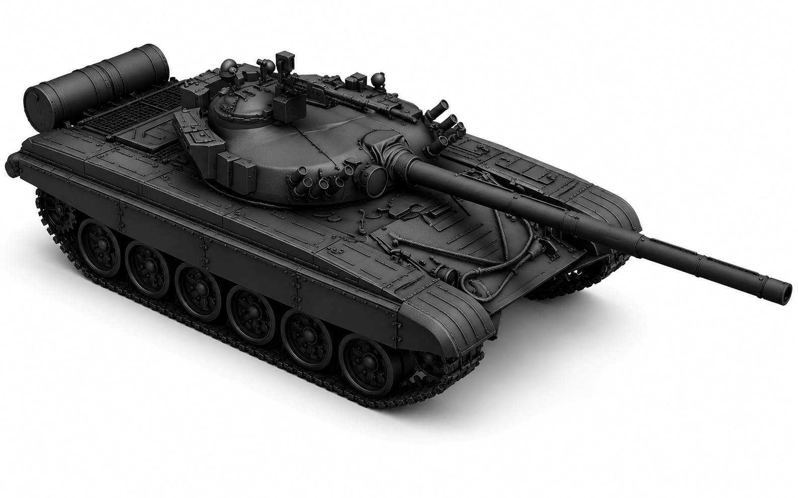 SSMODEL 1/350 T-72M1 Tank Resin Model Kit TSS3500390 — detail view 2