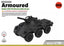 SSMODEL 1/700 Saladin VASD UK mobile AA-gun tank resin model kit TSS7000475