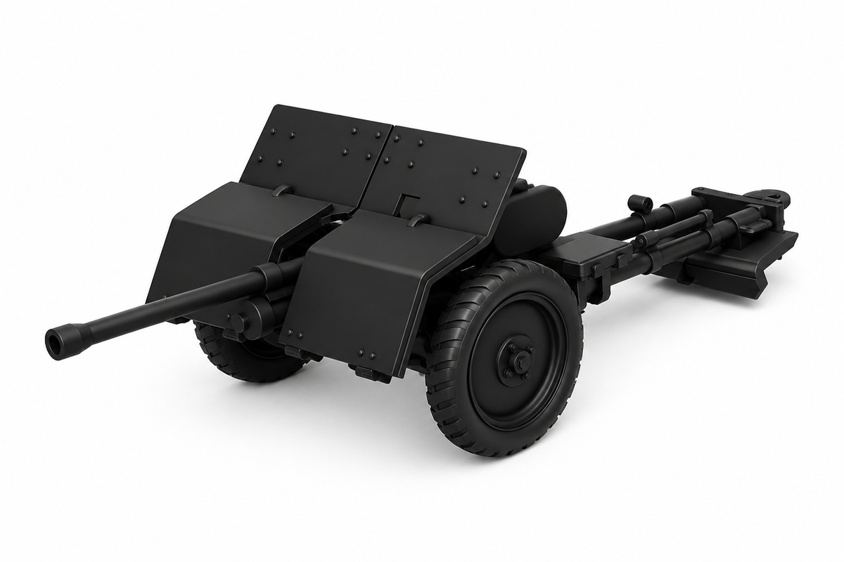 SSMODEL 1/120 Bofors 37mm Anti-Tank Resin MODEL KIT TSS1201455 — scale model kit