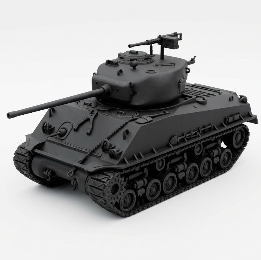 SSMODEL1/32 1/35 1/48 1/64 WWII Sherman M4A3E8 Easy Eight Model Kit TSS0885