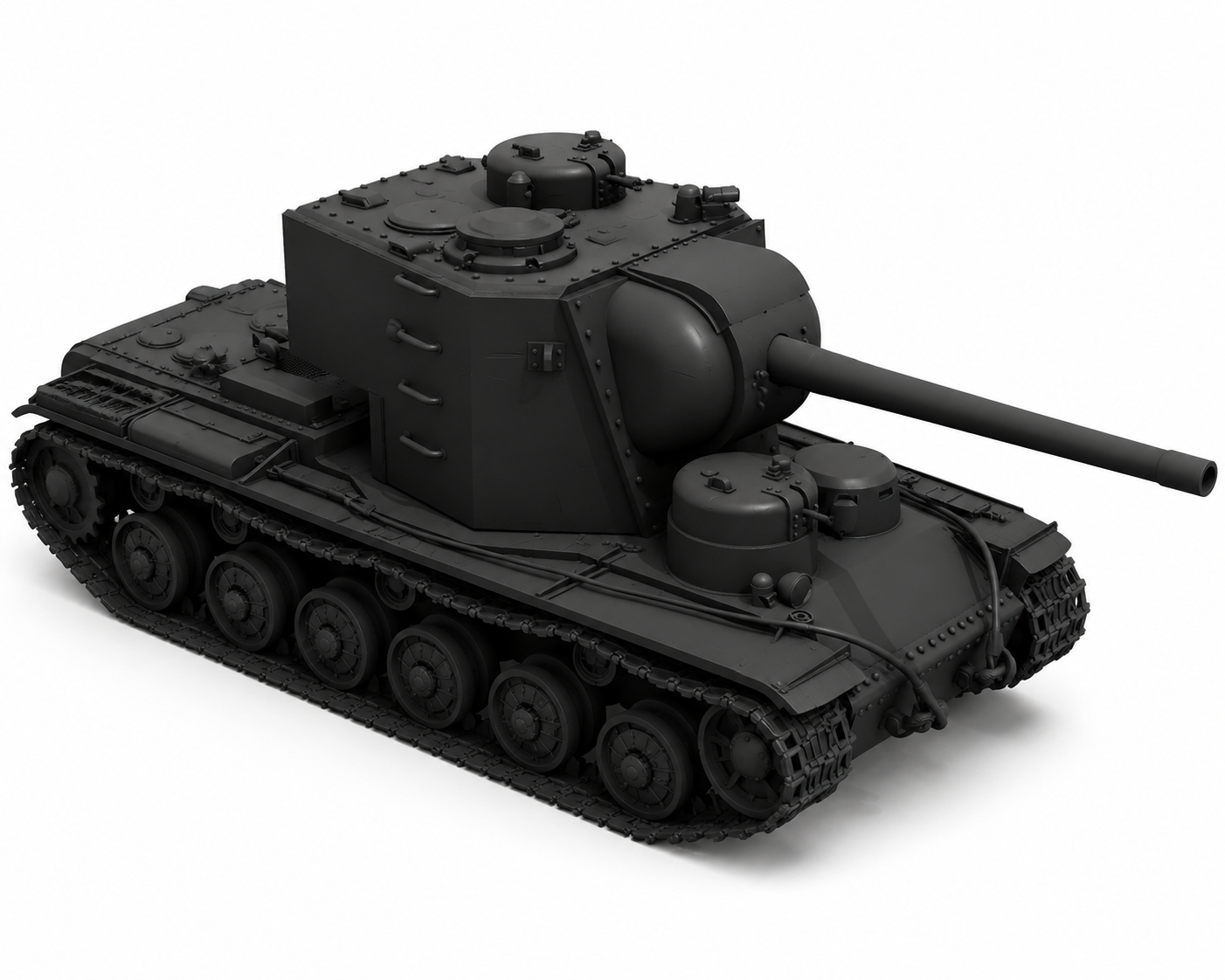 SSMODEL 1/350 KV5 Soviet experimental superheavy tank Resin MODEL KIT TSS3500468 — detail view 2