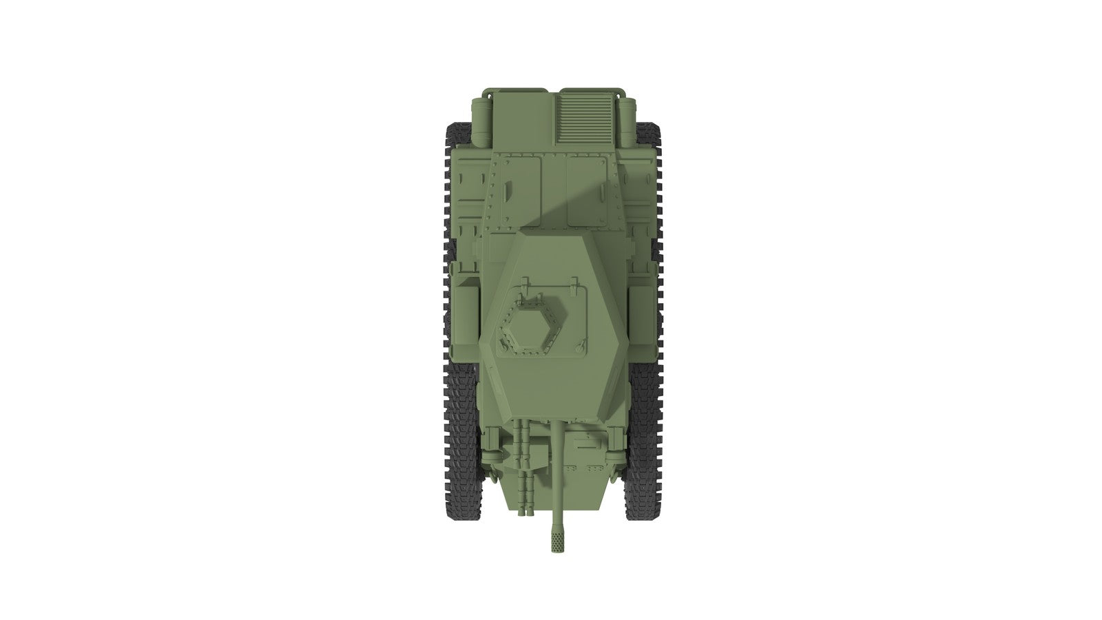 SSMODEL 1/700 Straussler V-4 tank Resin Model Kit TSS7000252 — detail view 6