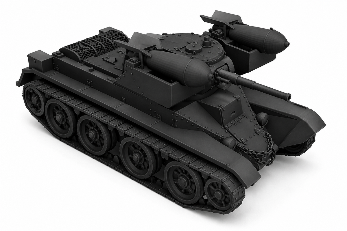 SSMODEL 1/144 RBT-5 Historic Light AFV Armored Vehicle Model Kit TSS1440573
