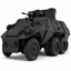 SSMODEL 1/56 Steyr ADGZ Armored Car 8 Rad Resin MODEL KIT TSS0560961