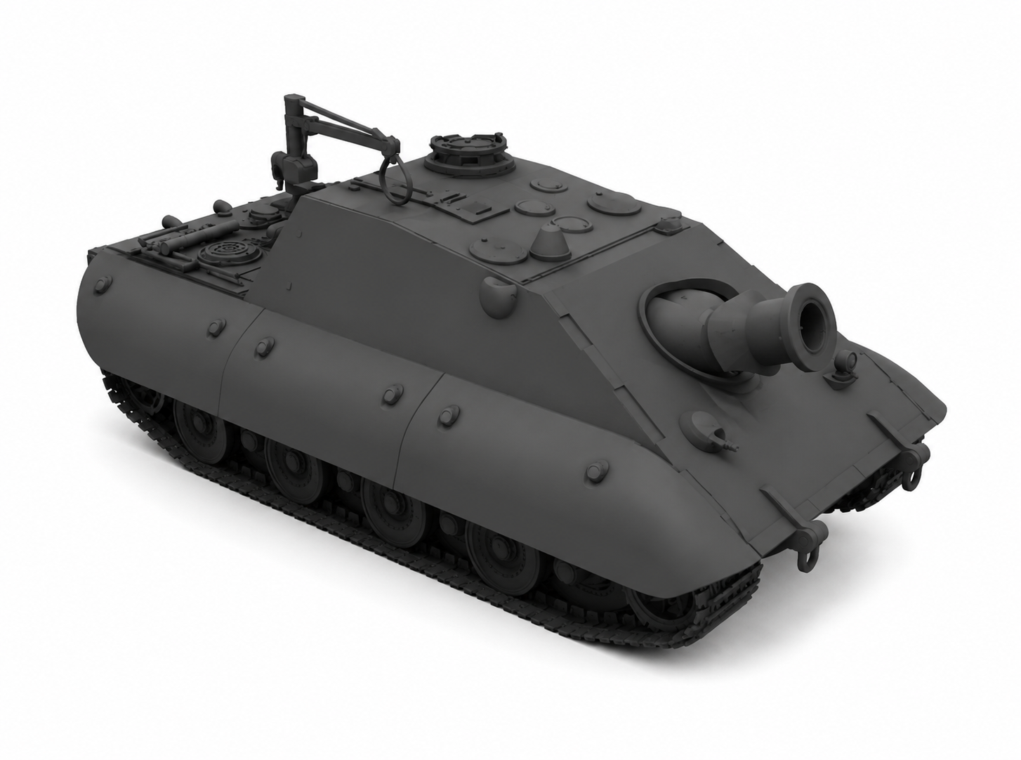 SSMODEL 1/700 Sturmmorser auf E-100 Tank Resin Model Kit TSS7000340 — detail view 2