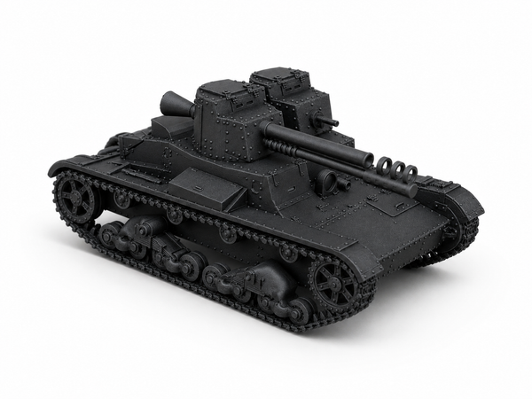 SSMODEL 1/700 T-26 mod. 1931 recoilless cannon tank Resin Model Kit TSS7000078