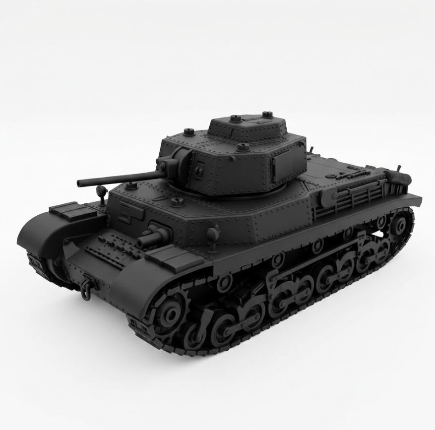 SSMODEL1/32 1/35 1/48 1/64 WWII Hungarian 40M Turan Tank Model Kit TSS0900