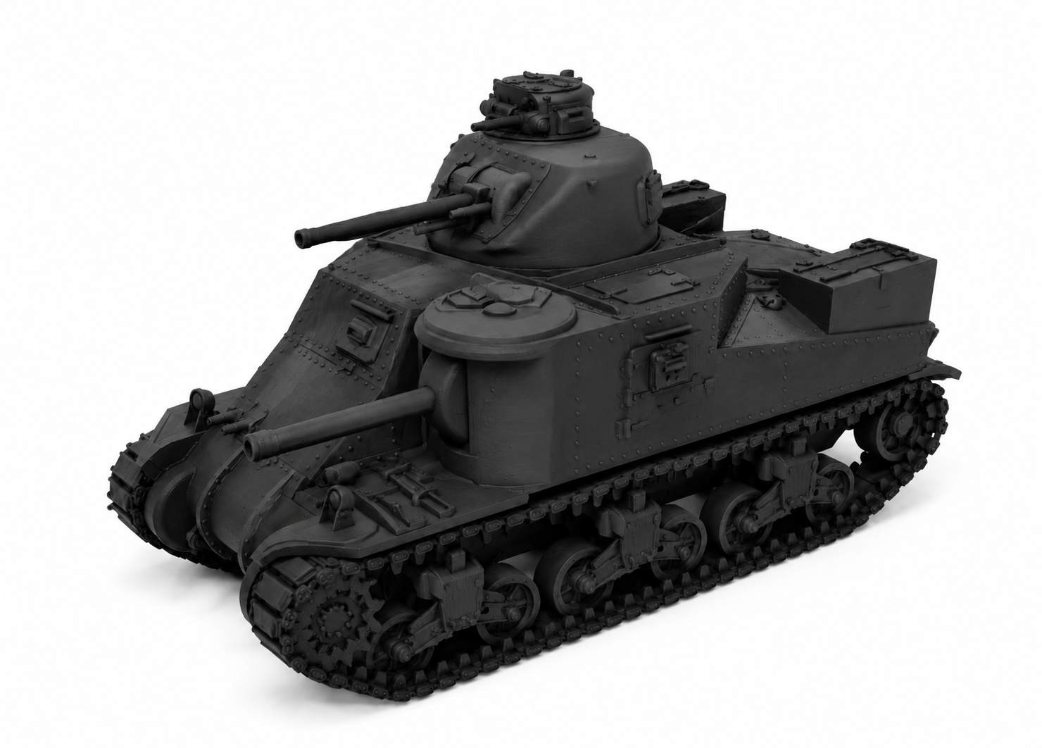 SSMODEL 1/350 M3 Lee Medium Tank Resin MODEL KIT TSS3500222 — detail view 2