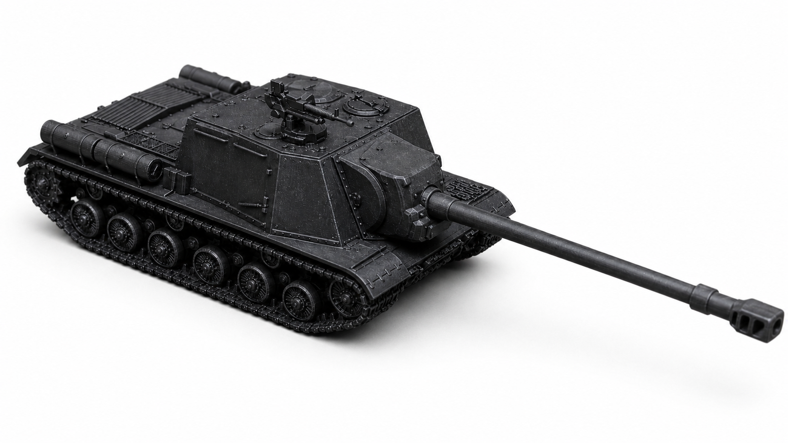 SSMODEL 1/350 ISU-152BM (ISU-152-1) Tank Resin Model Kit TSS3500030 — detail view 2