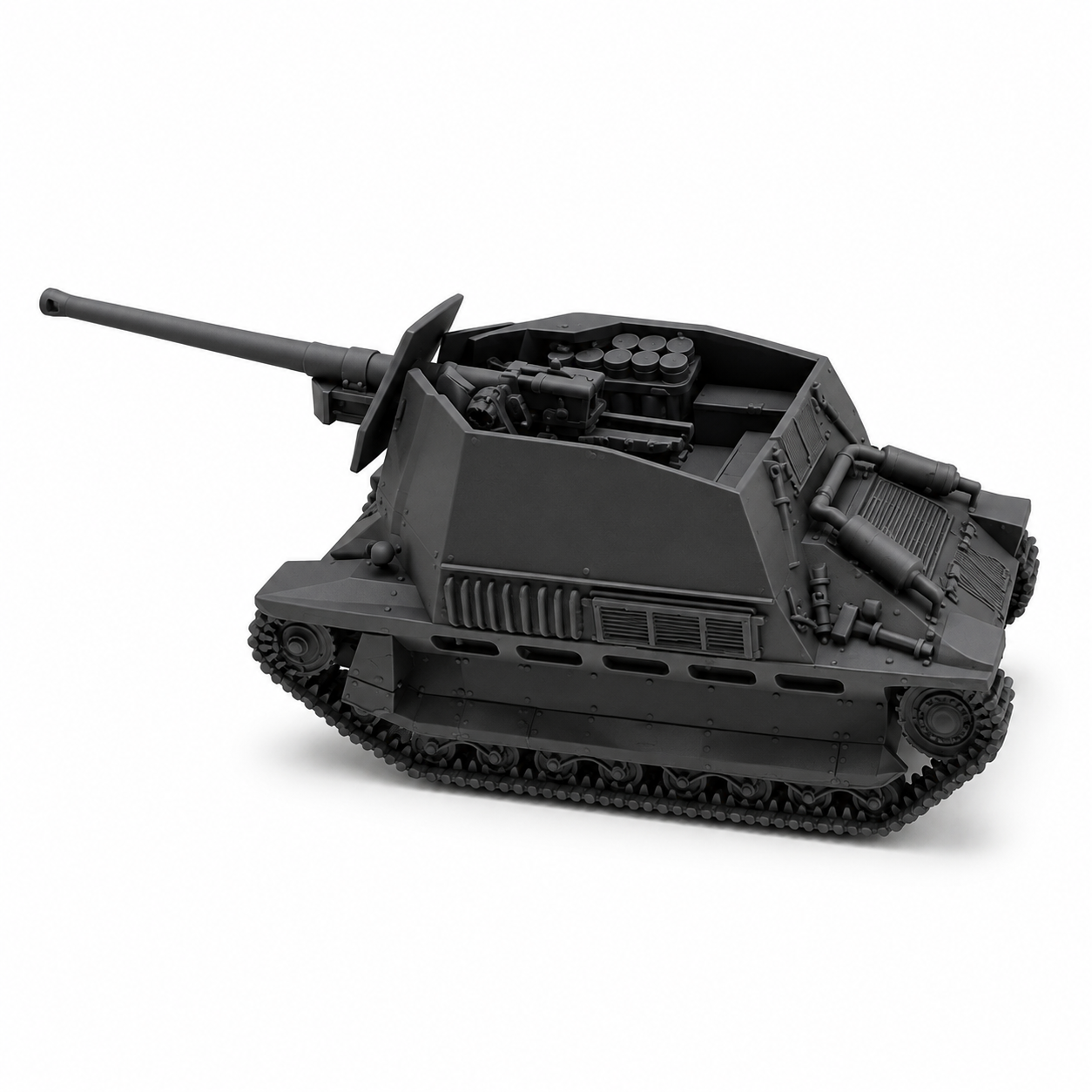 SSMODEL 1/160 Pak 40 auf Panzerkampfwagen 737 FCM f Resin MODEL KIT TSS1600905 — scale model kit