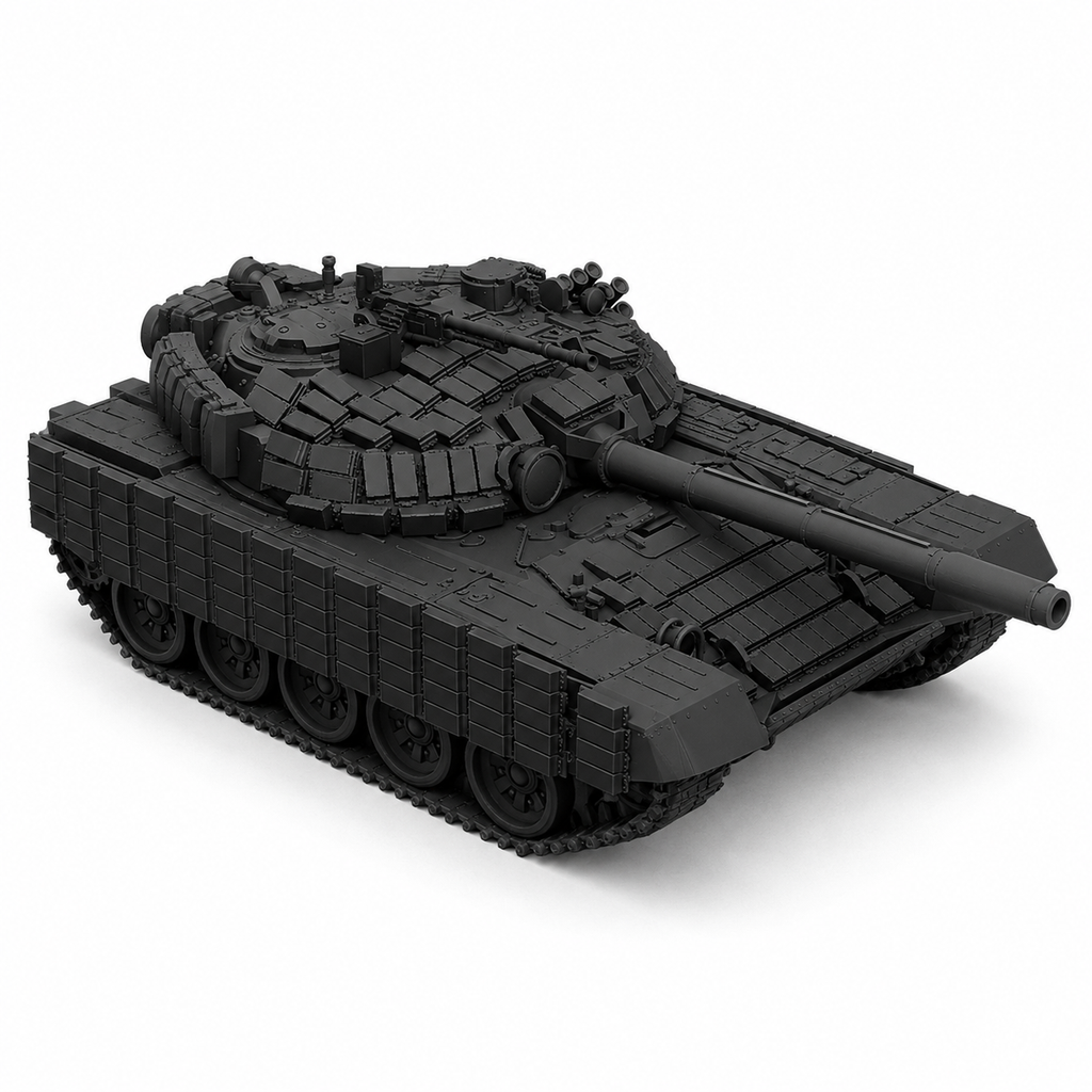 SSMODEL 1/350 T-72B Soviet tank Resin Model Kit TSS3500298