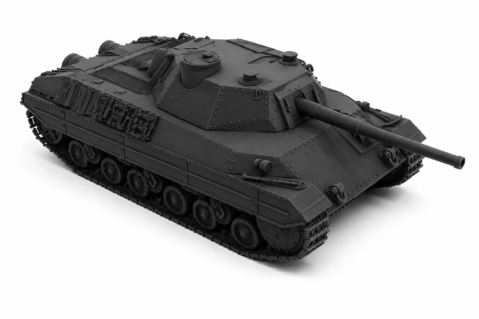 SSMODEL 1/700 CarroArmato Pesante P43ter Italian tank resin model kit TSS7000482 — detail view 2