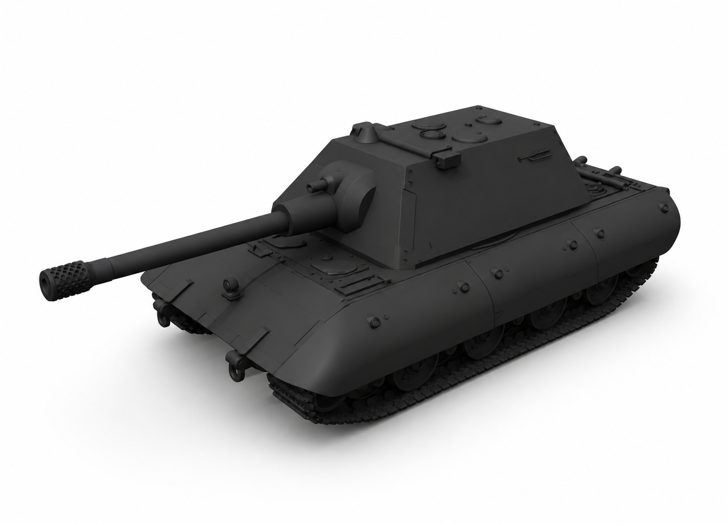 SSMODEL 1/350 E-100 German superheavy tank Resin Model Kit TSS3500177 — detail view 2