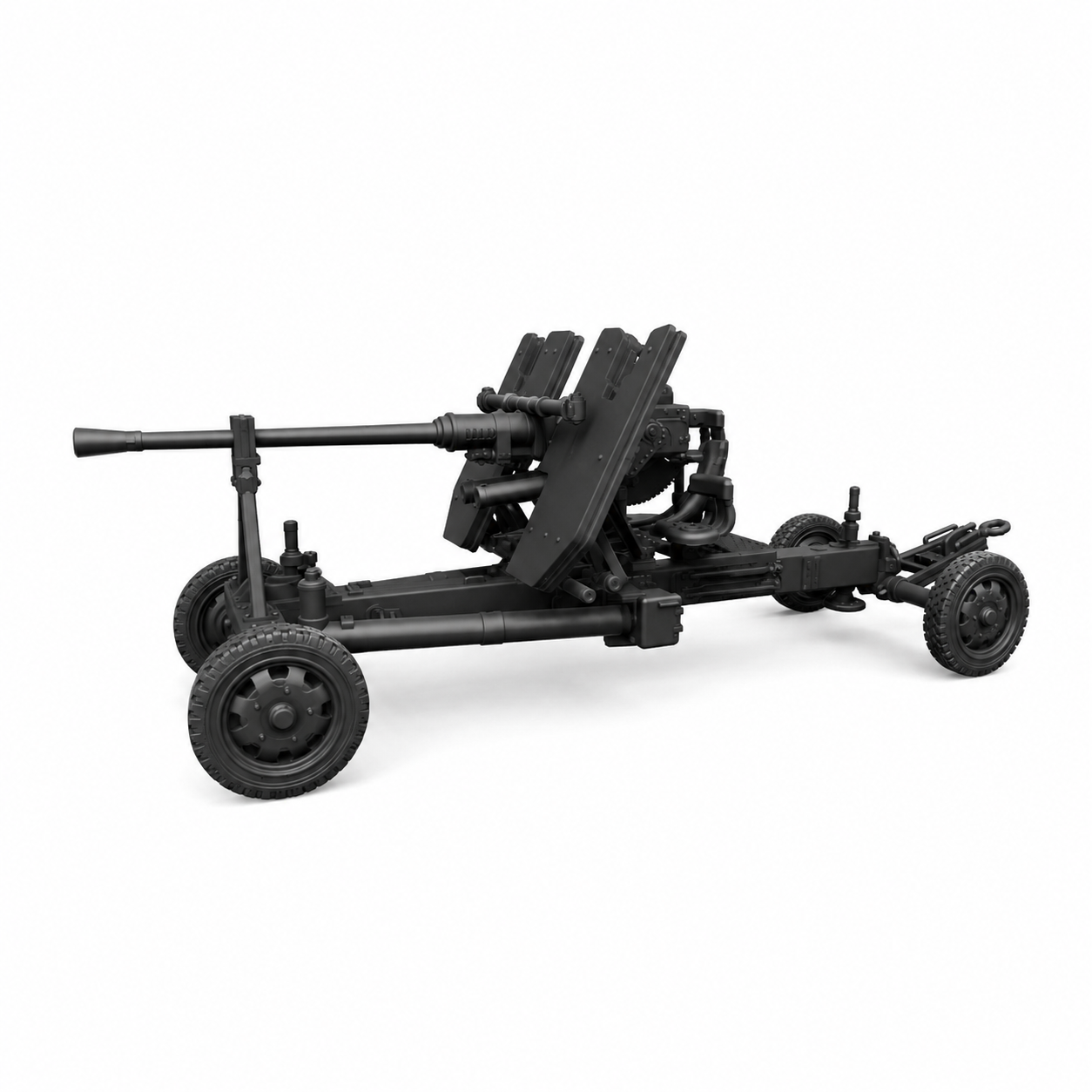 SSMODEL 1/200 Bofors 40mm anti-aircraft Wz.36 Resin MODEL KIT TSS2001468 — scale model kit