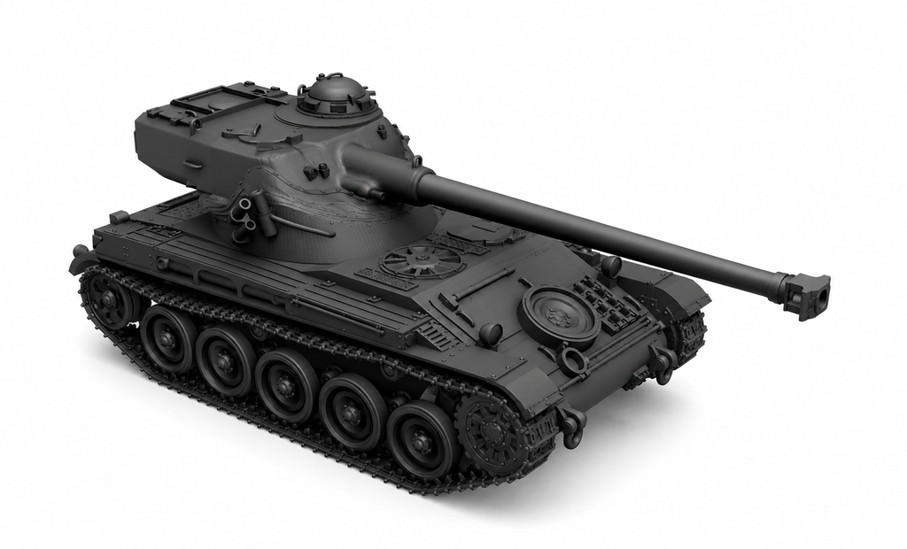 SSMODEL 1/350 AMX-13 French Coldwar Light Tank (Early)Resin Model Kit TSS3500362