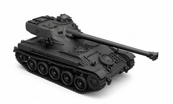 SSMODEL 1/350 AMX-13 French Coldwar Light Tank (Early)Resin Model Kit TSS3500362