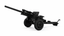 SSMODEL 1/200 3-inch Anti-tank M5 US Resin MODEL KIT TSS2001436