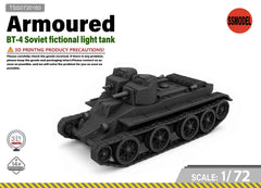SSMODEL 1/72 BT-4 Soviet fictional light tank Resin Model Kit TSS0720160