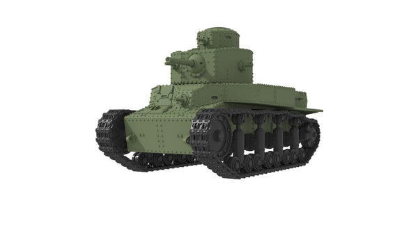 SSMODEL 1/700 T-24 Soviet Interwar Medium Tank Resin MODEL KIT TSS7000007