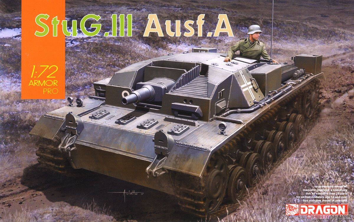 DRAGON 7557 1/35 StuG III Ausf.A German Assault Gun Model Kit