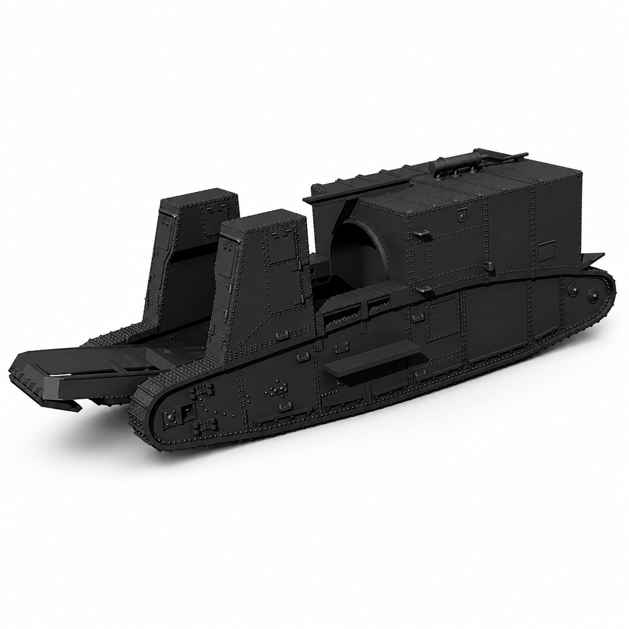 SSMODEL 1/56 Gun Carrier Mk.I WW1 British Tank Resin Model Kit TSS0560729 — scale model kit
