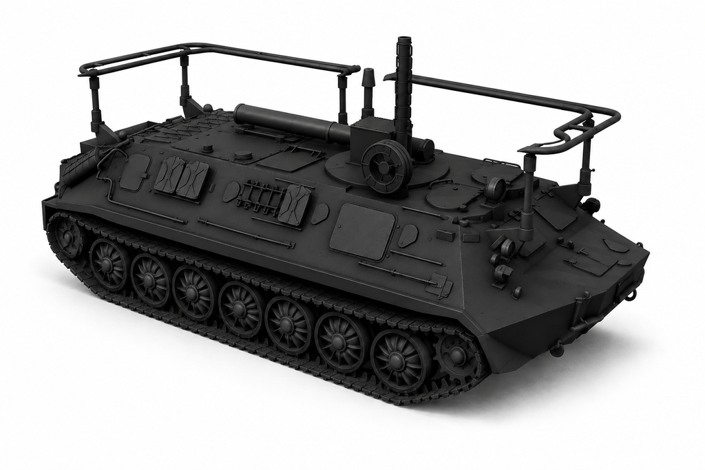 SSMODEL 1/350 BTR-56PU Soviet Cold War CMD Tank Resin Model Kit TSS3500470