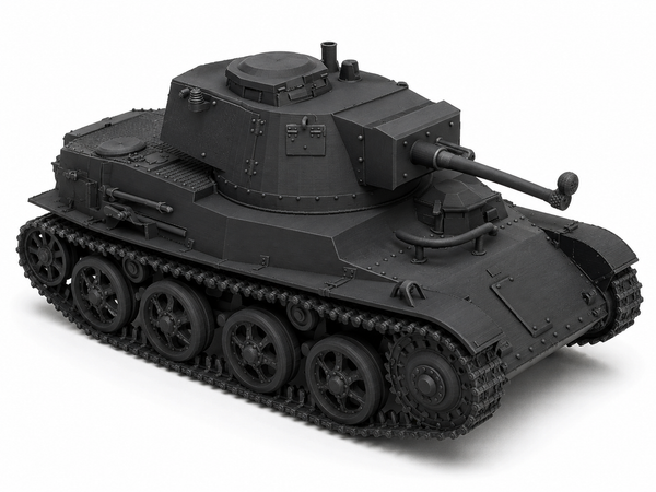 SSMODEL 1/700 Toldi III tank Resin Model Kit TSS7000197