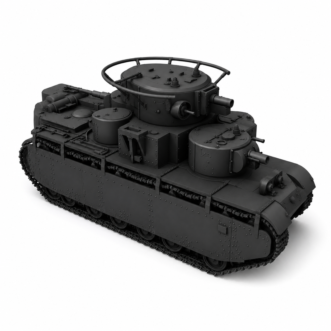 SSMODEL 1/350 T-35 Tank Resin MODEL KIT TSS3500521 — detail view 2