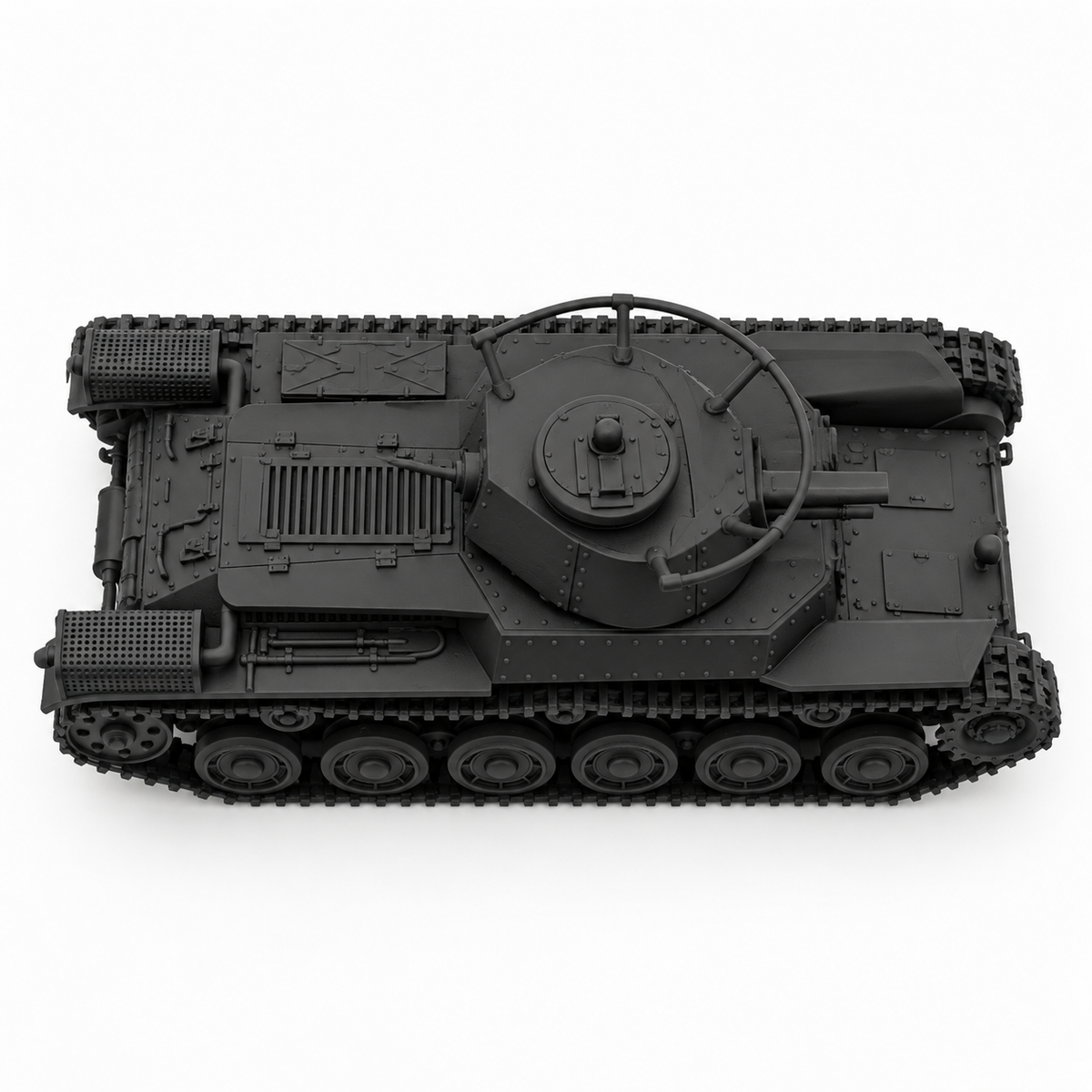 SSMODEL 1/32 1/35 1/48 1/64 Type 97 Shi-Ki Command Tank Resin Model Kit TSS1232 — detail view 5