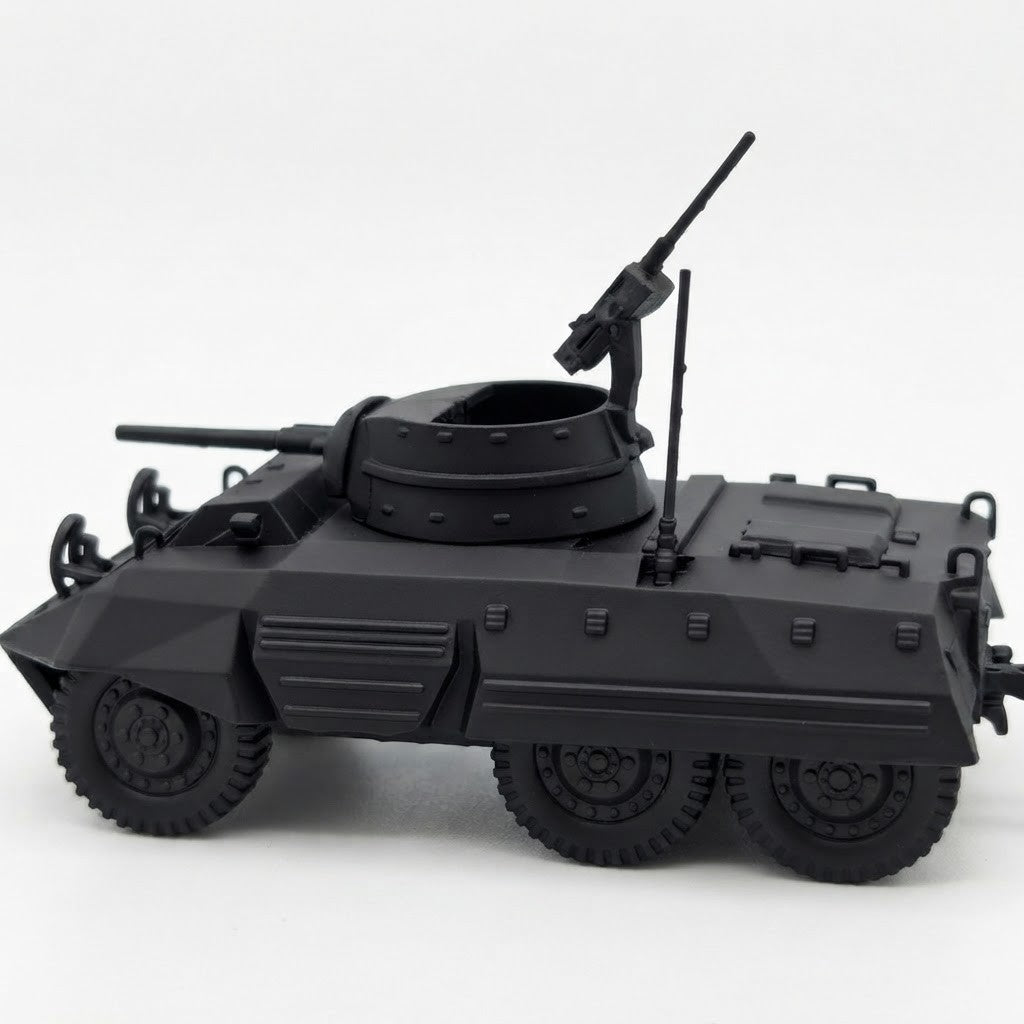 SSMODEL 1/100 WWII US M8 Greyhound Armored Car D-Day Resin Model Kit TSS1000889 — detail view 2
