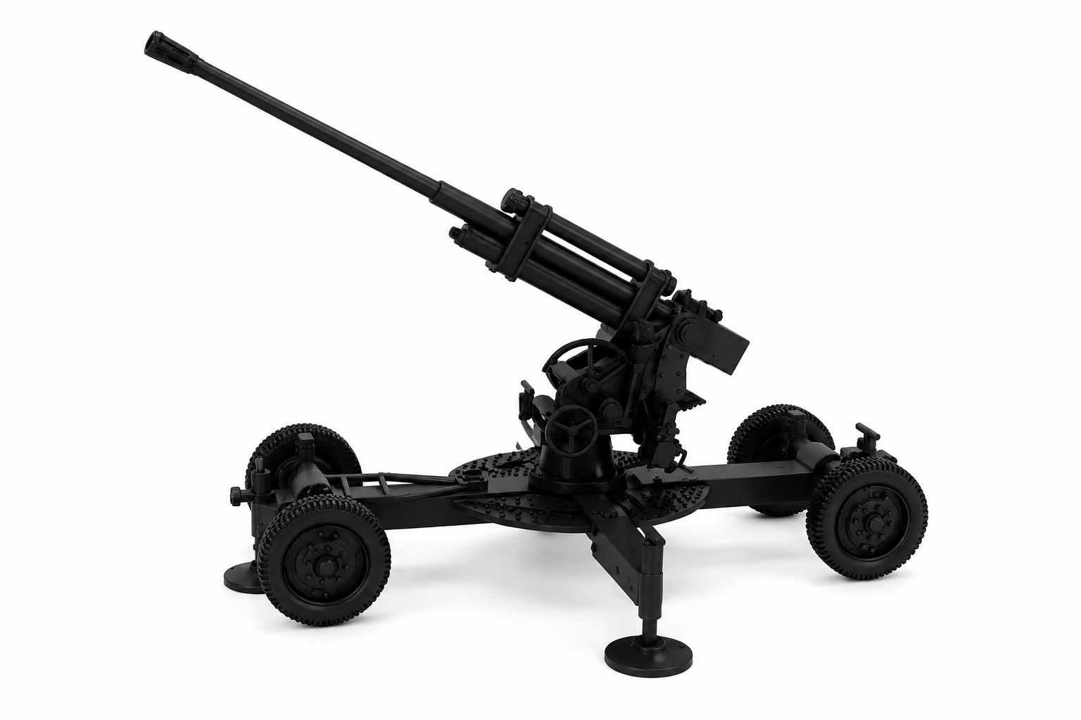 SSMODEL 1/200 85mm K-52 heavy AA-gun USSR Resin MODEL KIT TSS2001443 — scale model kit