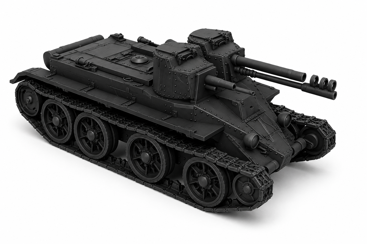 SSMODEL 1/350 BT-4-76 Soviet Fictional Tank Resin Model Kit TSS3500488 — detail view 2