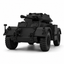 SSMODEL 1/200 T17E1 Staghound Mk.III Resin MODEL KIT TSS2000974