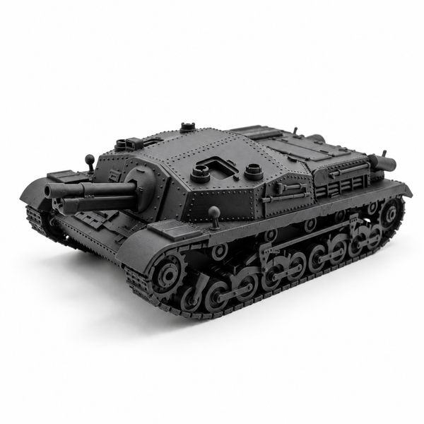 SSMODEL 1/32 1/35 1/48 1/64 Hungarian 43M Zrinuy II SPG Resin Model Kit TSS1205