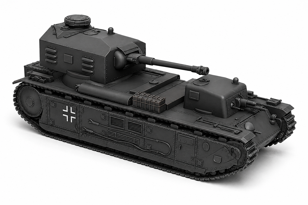 SSMODEL 1/144 F2 750f Fictional Superheavy Concept AFV Vehicle Kit TSS1440477