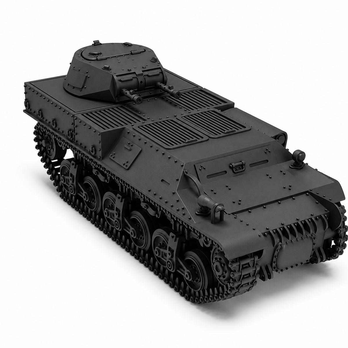 SSMODEL 1/100 Panzer I Turm auf Lorraine Schlepper f Resin Model Kit TSS1000911 — scale model kit