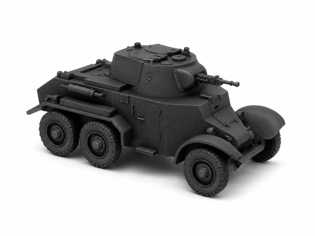 SSMODEL 1/350 BA-BT Soviet fictional armored Resin Model Kit TSS3500094